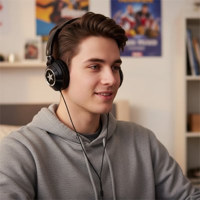 Casque audio filaire 